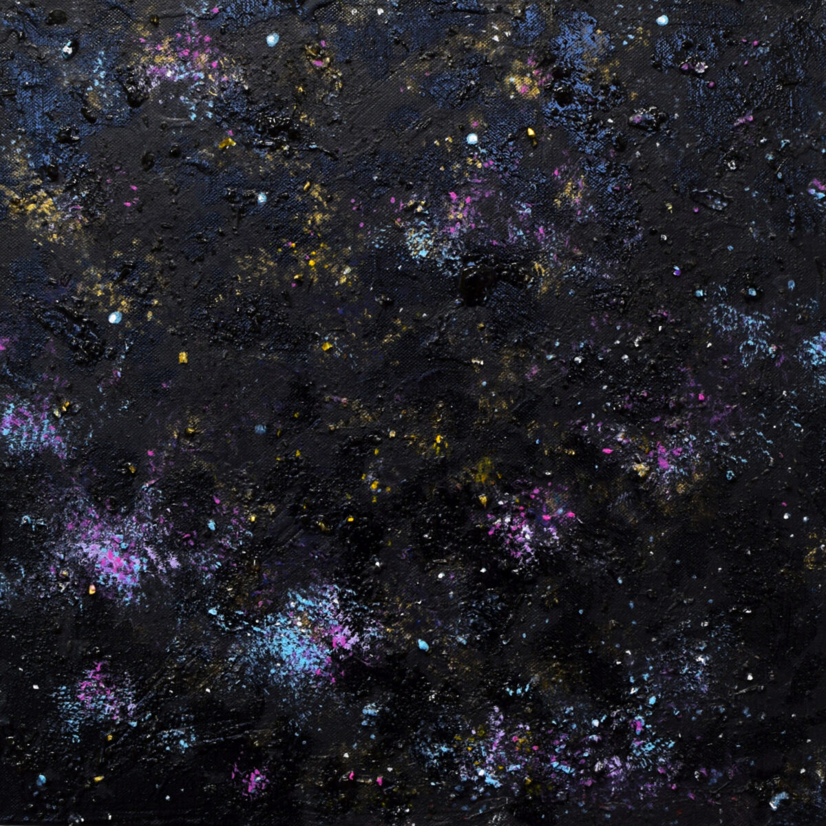 Hopelessly Alone abstract painting by Croatian artist Olivera Cavrić